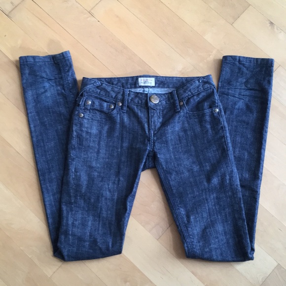Free People Denim - Free People Dark Wash Skinny Jeans nice!